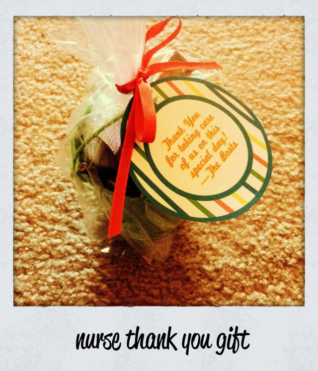 Nurse Thank You Gift Printable - A Well Crafted Party