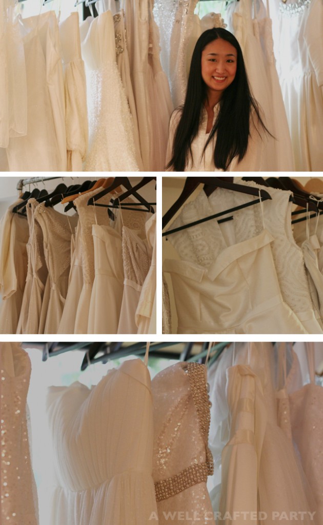 Behind the Scenes of Sunjin Lee's wedding gown studio featured on A Well Crafted Party