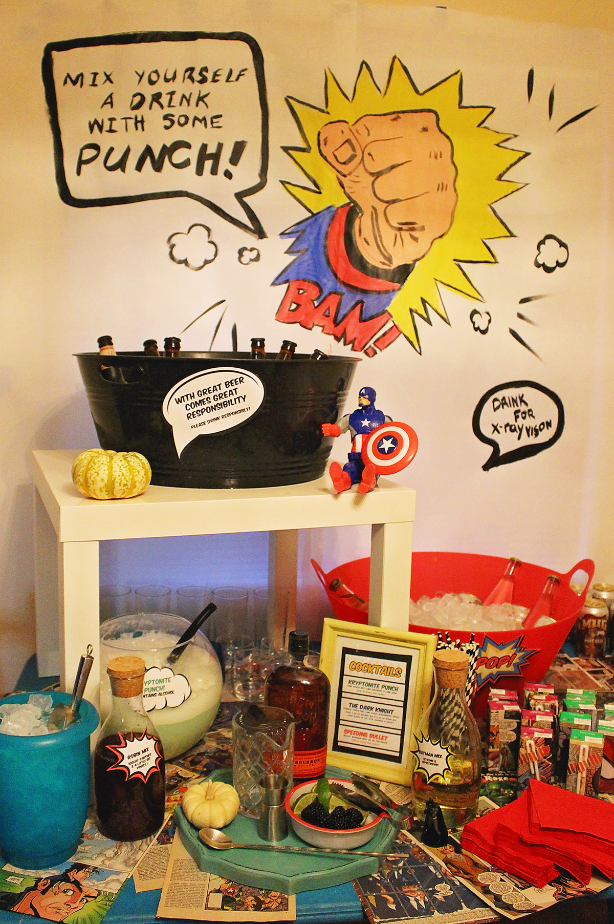 Comic Book Halloween Party | A Well Crafted Party