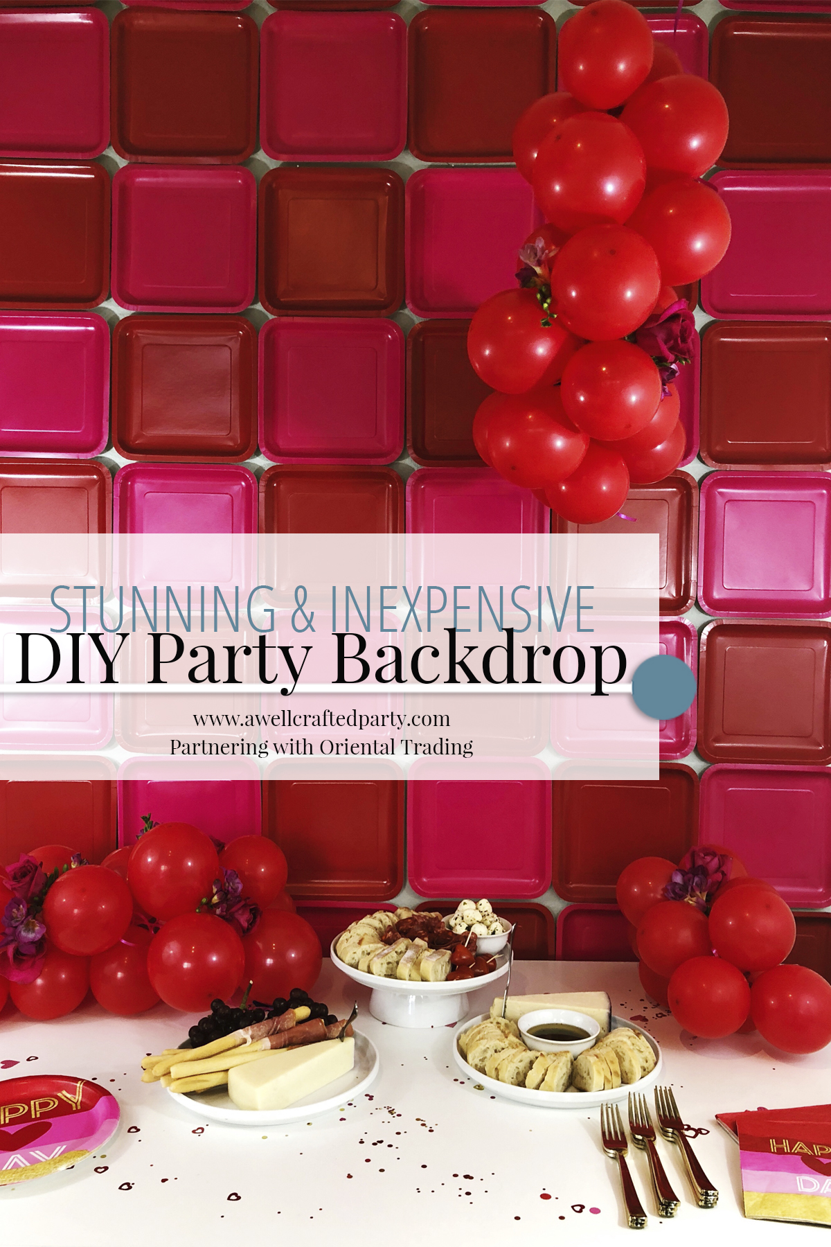 Easy DIY Backdrop | A Well Crafted Party