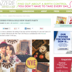 Featured: Chic & Modern NYE Party on Pizzazzerie