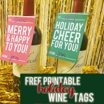 Free Printable Holiday Wine Tags // A Well Crafted Party