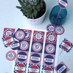 Free Printable 4th of July Party Circles