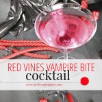 Vampire Bite Cocktail with Red Vines from A Well Crafted Party