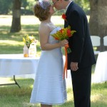 Steal lots of kisses on your wedding day! // A Well Crafted Party