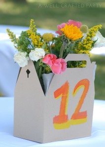 DIY Wedding Flower Centerpieces // A Well Crafted Party