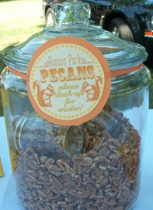 Pecan Wedding Favors for a Pecan Farm Wedding&mdash; "Stock Up For Winter!" // A Well Crafted Party
