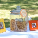 Pecan Favor Area for a Wedding on a Pecan Farm