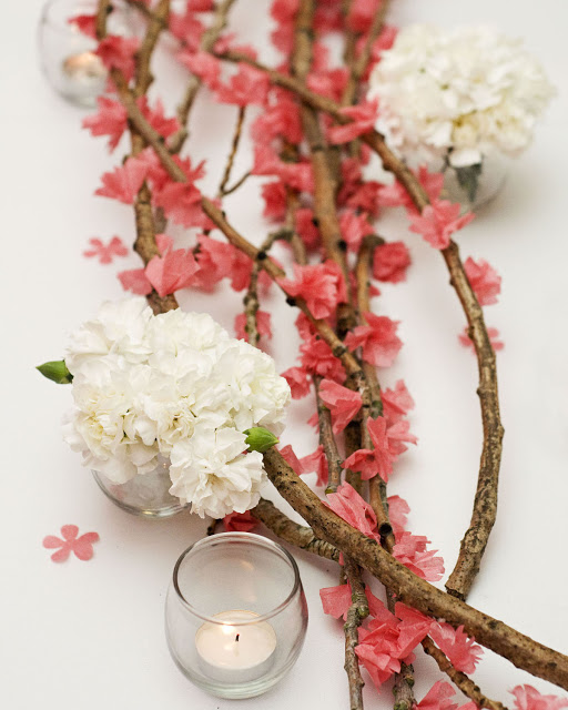 DIY Cherry Blossom Branches