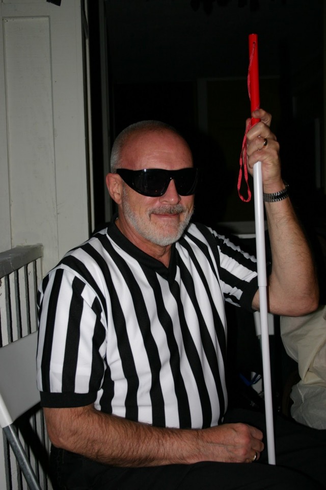 Blind ref costume