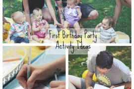 First Birthday Activity Ideas