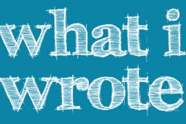 Things I wrote this Week