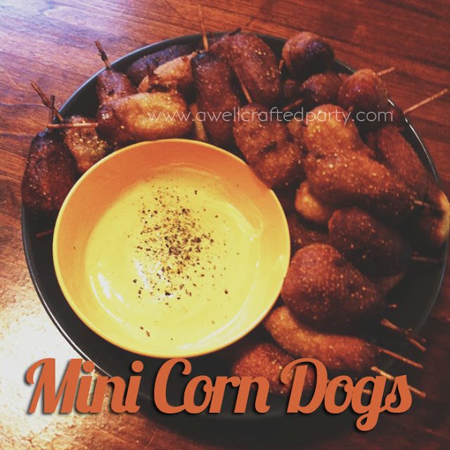 Mini Corndogs // A Well Crafted Party