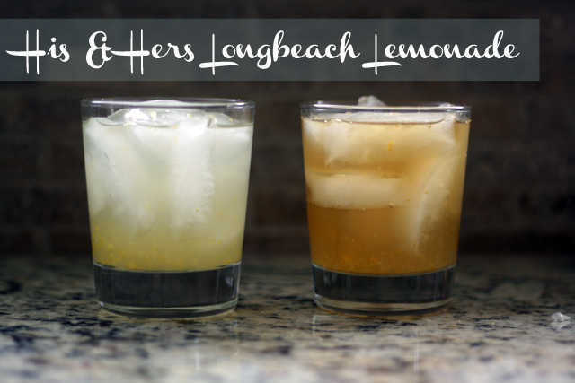 HIs & Hers Longbeach Lemonade Cocktail Recipes