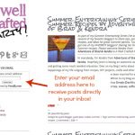 subscribe to A Well Crafted Party via Email