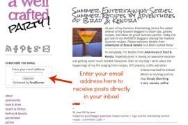 subscribe to A Well Crafted Party via Email
