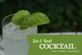Gin Basil Cocktail