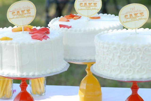 DIY Cake Stands - A Well Crafted Party