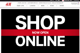 shop online with H&M