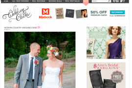 Modern Country Wedding Featured on Wedding Chicks