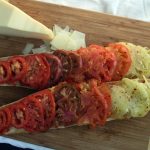 Recipe for a Roasted Tomato Open Faced Sandwich