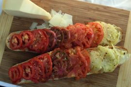 Recipe for a Roasted Tomato Open Faced Sandwich