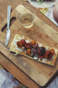 Tomato & Herbed Goat Cheese Pastry // A Well Crafted Party