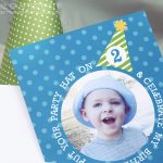 party hat invitation from Tiny Prints