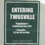 Entering Twosville