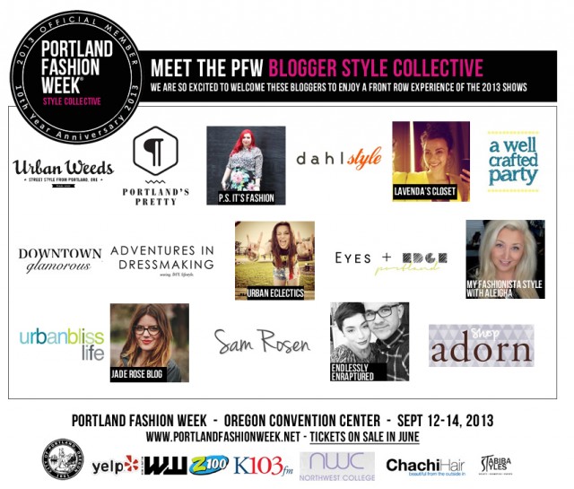 From the Portland Fashion Week Announcement of the Style Collective.