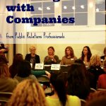 Bloggers working with companies