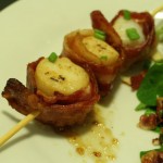 Bacon Wrapped Scallop Dinner // A Well Crafted Party