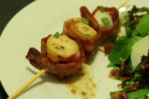 Bacon Wrapped Scallop Dinner // A Well Crafted Party