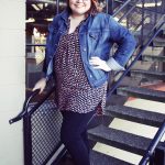 Plus size style from A Well Crafted Party: Ankle Pant, Kitten Heels, and Tunic