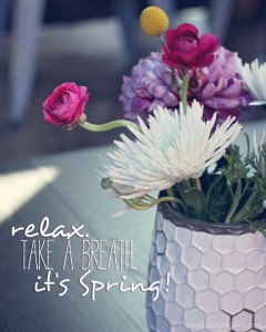 Free Spring Printable from A Well Crafted Party