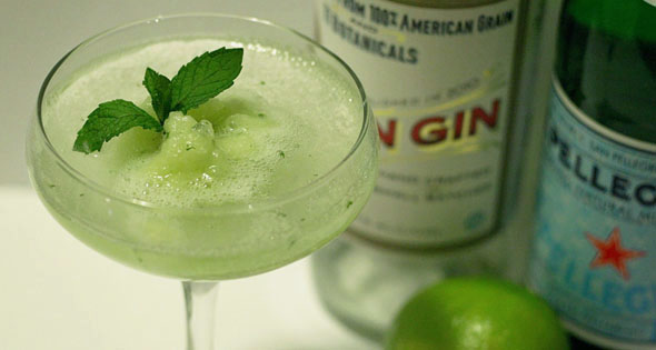 Melon & Mint Granita Cocktail