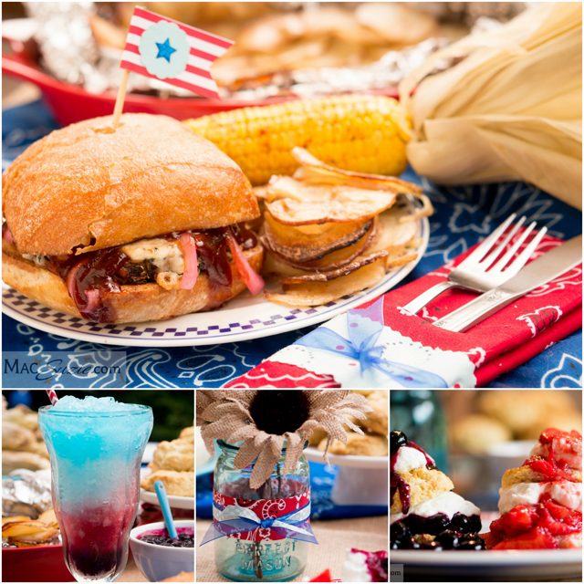 MacSuzie 4th of July Menu // featured on A Well Crafted Party