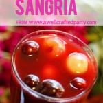 Sweet & Tart Cherry Sangria Recipe from A Well Crafted Party