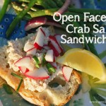Open Faced Crab Salad Sandwich // A Well Crafted Party