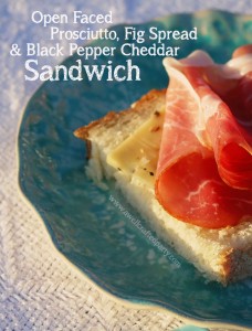 Open Faced Prosciutto Sandwich // A Well Crafted Party