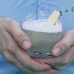 Gin Fizz Cocktail with Quick Pickle Recipe // A Well Crafted Party