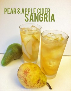Pear and Apple Cider Sangria // A Well Crafted Party