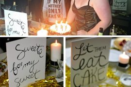 Black, White & Gold Cocktail Party // Real Party featured on A Well Crafted Party