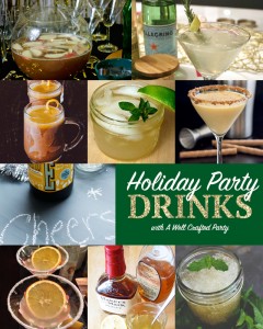 Holiday Party Drinks // A Well Crafted Party