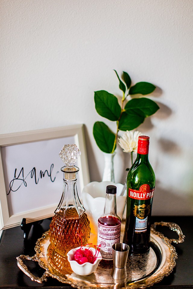 Classic Manhattan // A Well Crafted Party Photo via Mary Boyden View More: http://maryboyden.pass.us/newyearseveparty