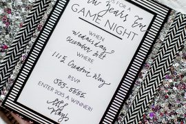 New Year's Eve Game Night + Free Printables // A Well Crafted Party - Photos via Mary Boyden View More: http://maryboyden.pass.us/newyearseveparty