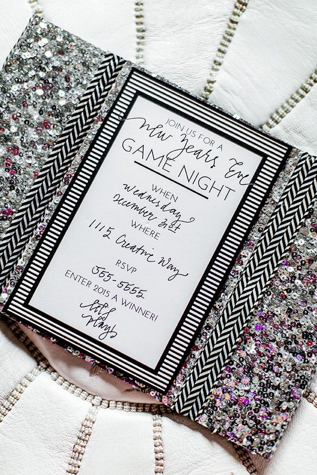 New Year's Eve Game Night + Free Printables // A Well Crafted Party - Photos via Mary Boyden View More: http://maryboyden.pass.us/newyearseveparty