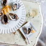 Tabasco Shaved Ice Topped Oysters // A Well Crafted Party images via Mary Boyden View More: http://maryboyden.pass.us/newyearseveparty