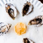 Tabasco Shaved Ice Topped Oysters // A Well Crafted Party images via Mary Boyden View More: http://maryboyden.pass.us/newyearseveparty