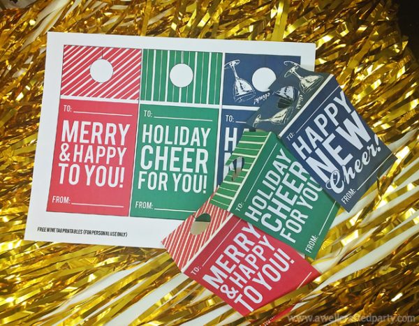 Wine Gift Tags Free Printables – A Well Crafted Party